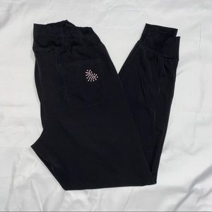 HeartSoul Jogger Scrub Pants — Black